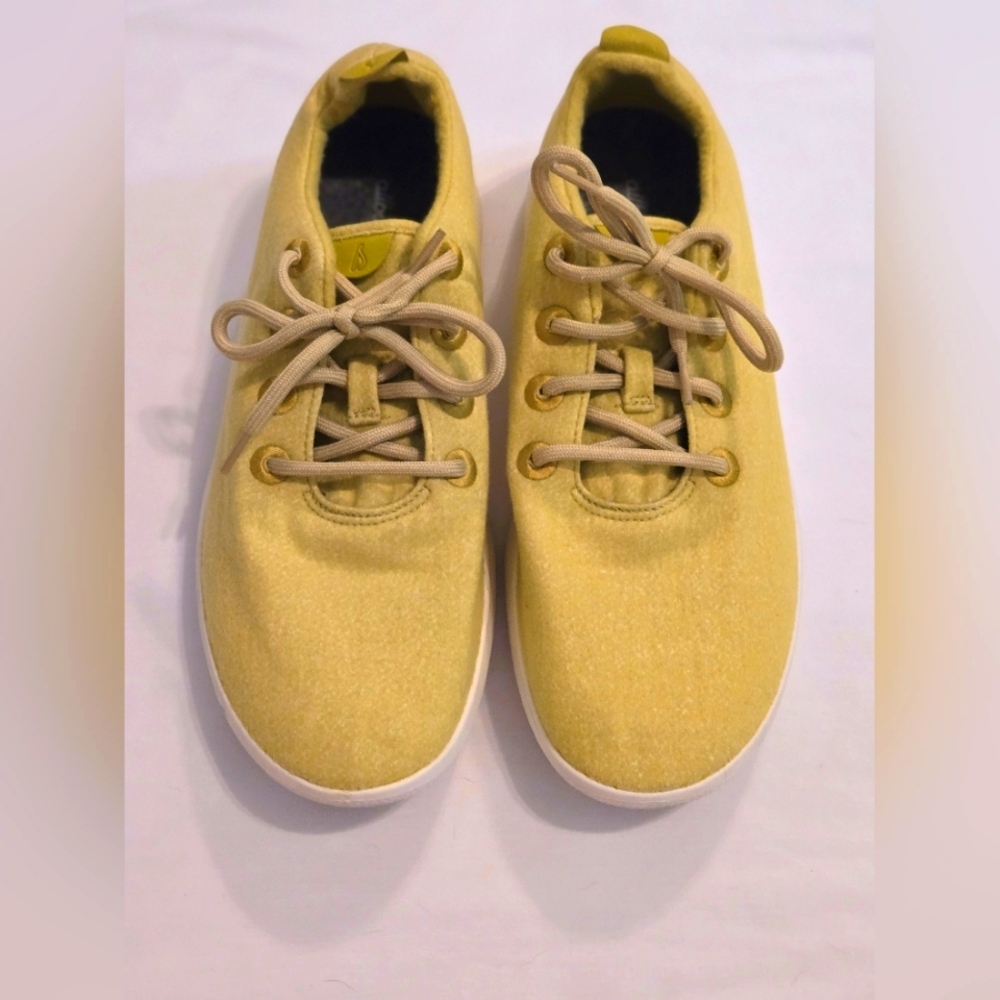 ALLBIRDS men's merino wool runners sneakers in tuke honey size 12 Shoes